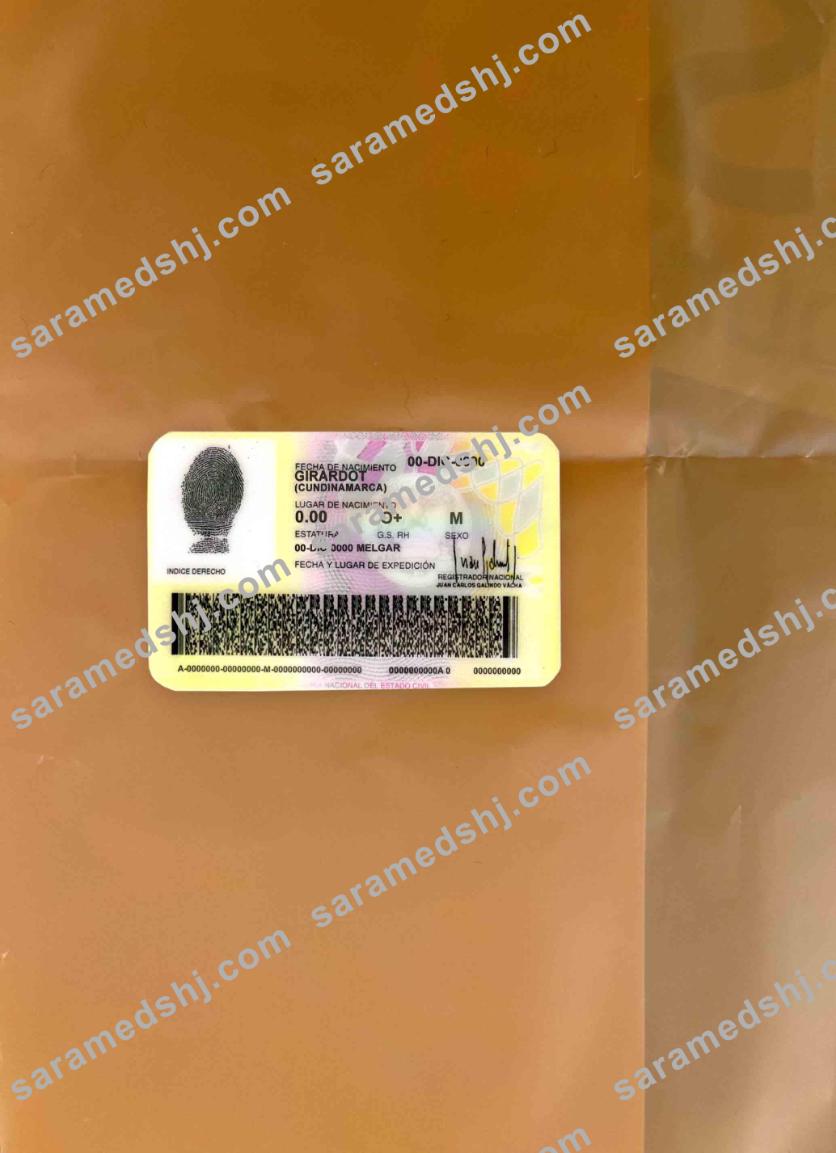 Colombia ID (2010 – 2020) photolook BACK